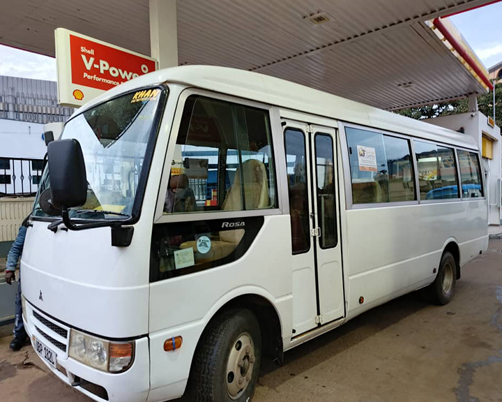 Safari minibus group hire Uganda