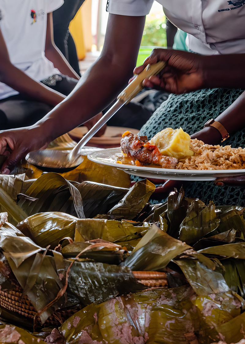 Luwombo, traditional Ugandan dish